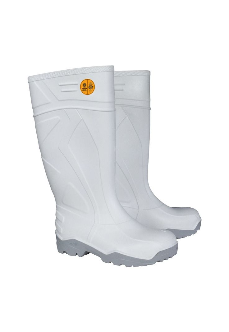 Bota PVC 943 Punta de Acero Blanca Para Lluvia-2