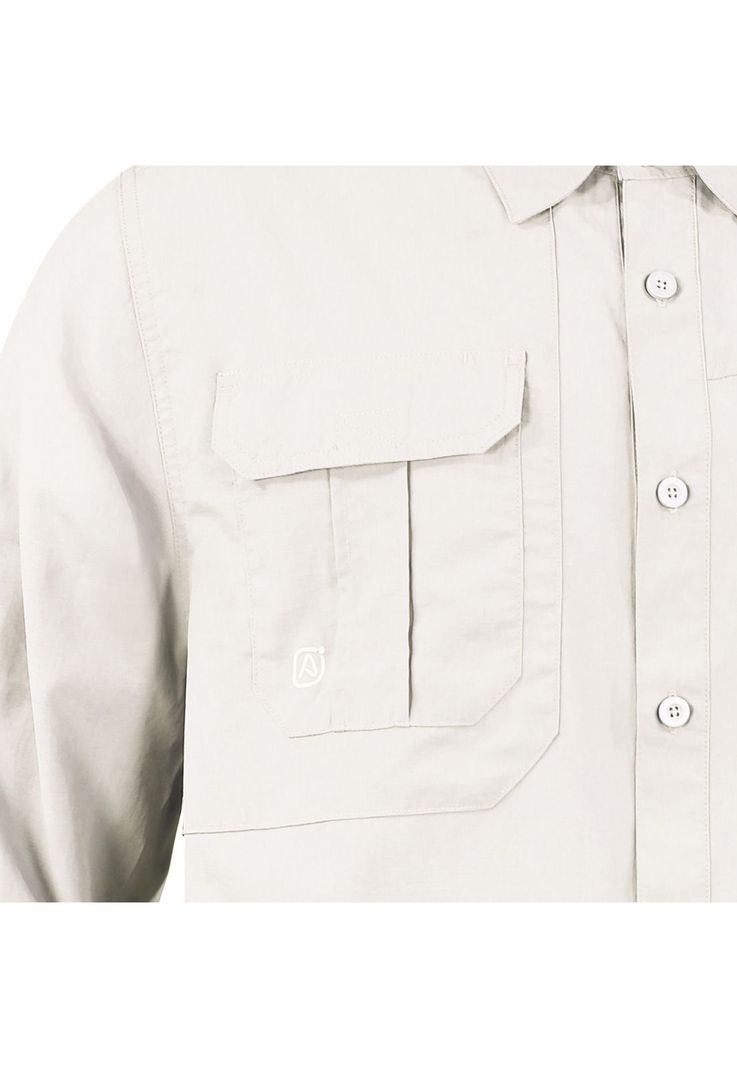 Camisa Outdoor Lightwind Ripstop Blanco Invierno UV-2