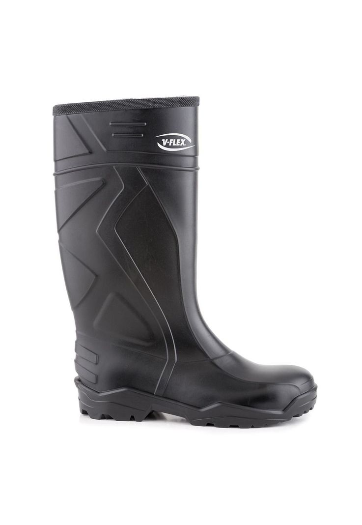 Bota PVC 940 Punta y Plantilla Acero Negra Para Lluvia-0