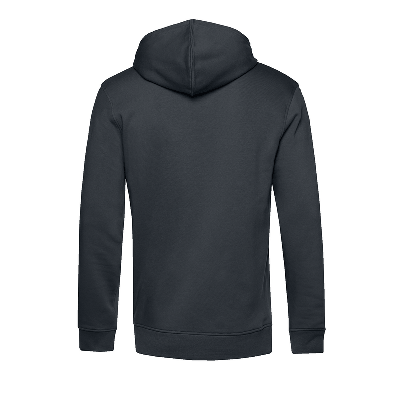 Polerón Hooded  Premium 100% Algodón Orgánico Gris Oscuro B&C-1