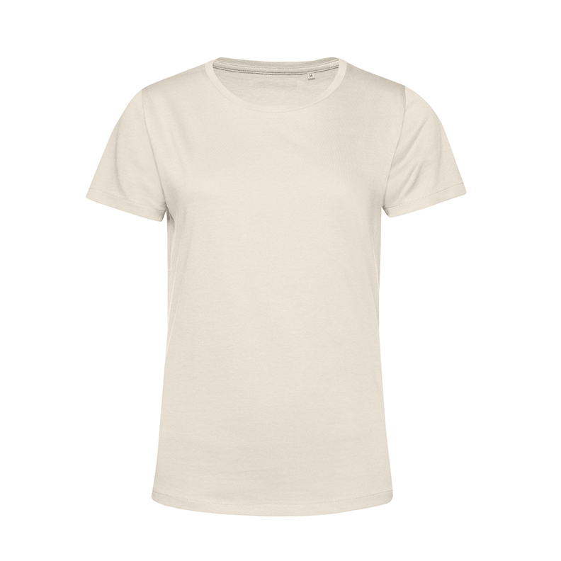 Polera Orgánica 100% Algodón Vegano #E150 Mujer Beige B&C-1
