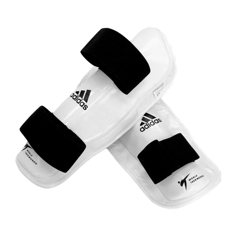 Protector Canilleras para Taekwondo W.t.F Blanco Adidas-1