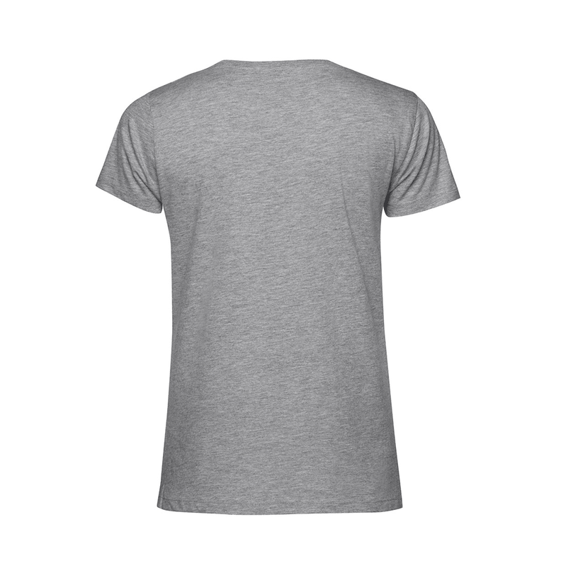 Polera Orgánica 100% Algodón Vegano #E150 Mujer Gris B&C-1