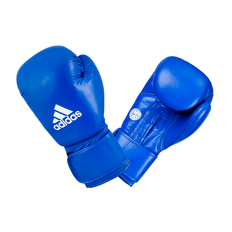 Guantes  Wako Kick Boxing Azules Adidas-0