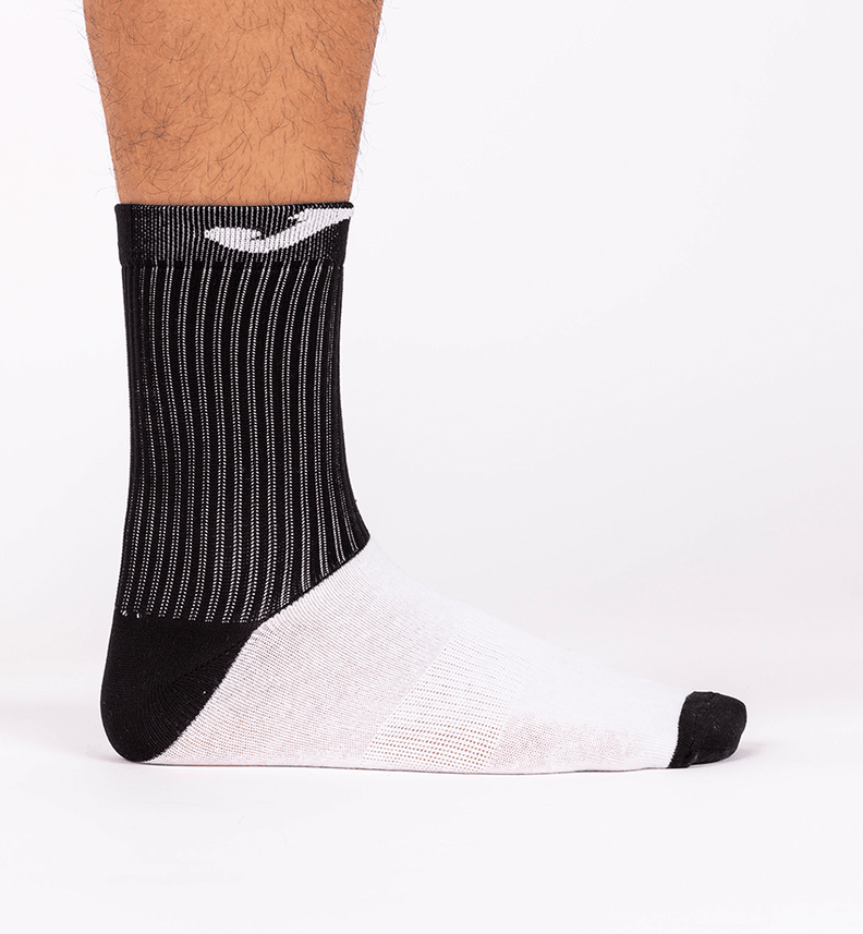 Calcetines largos Unisex Negro con Blanco Joma-3