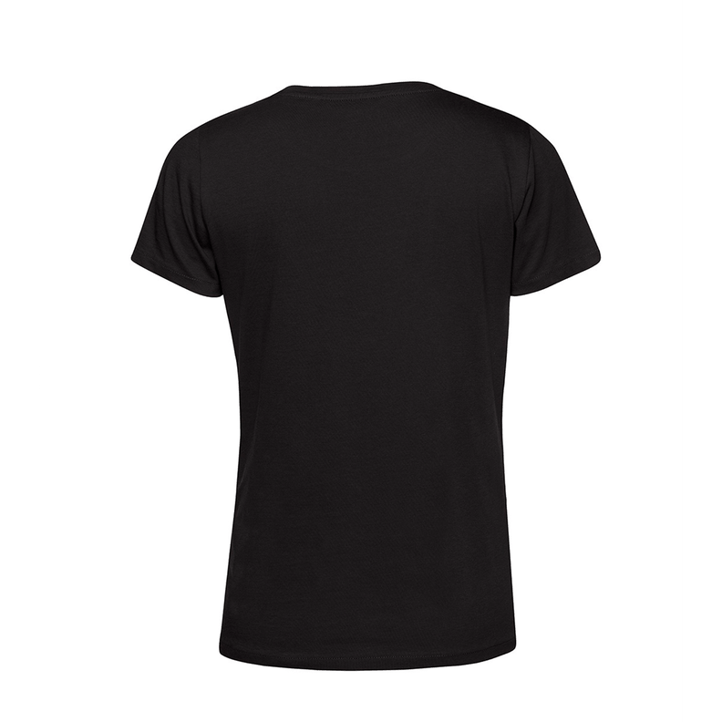 Polera Orgánica 100% Algodón Vegano #E150 Mujer Negro B&C-1