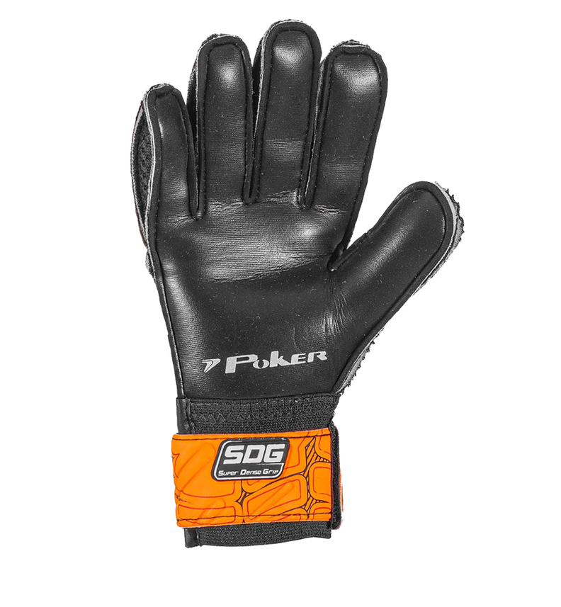 Guantes Arquero Champion 8 Semi Profesional Poker Naranja-2