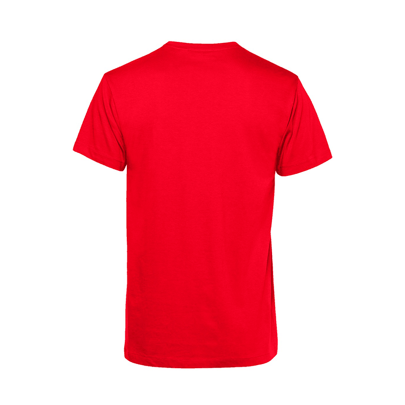Polera Orgánica 100% Algodón Vegano E150 Hombre Rojo B&C-1