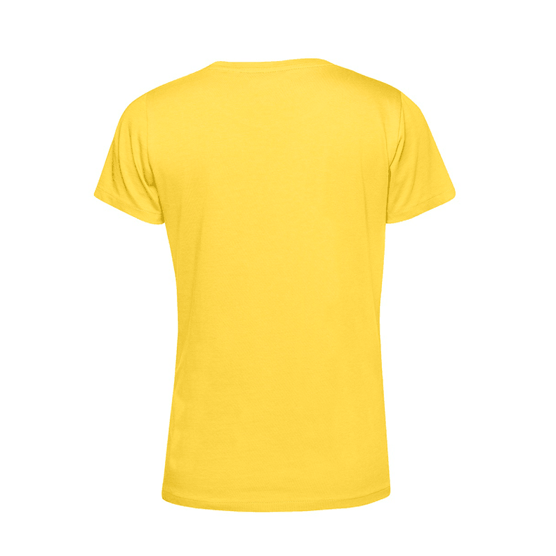 Polera Orgánica 100% Algodón Vegano #E150 Mujer Amarillo B&C-1