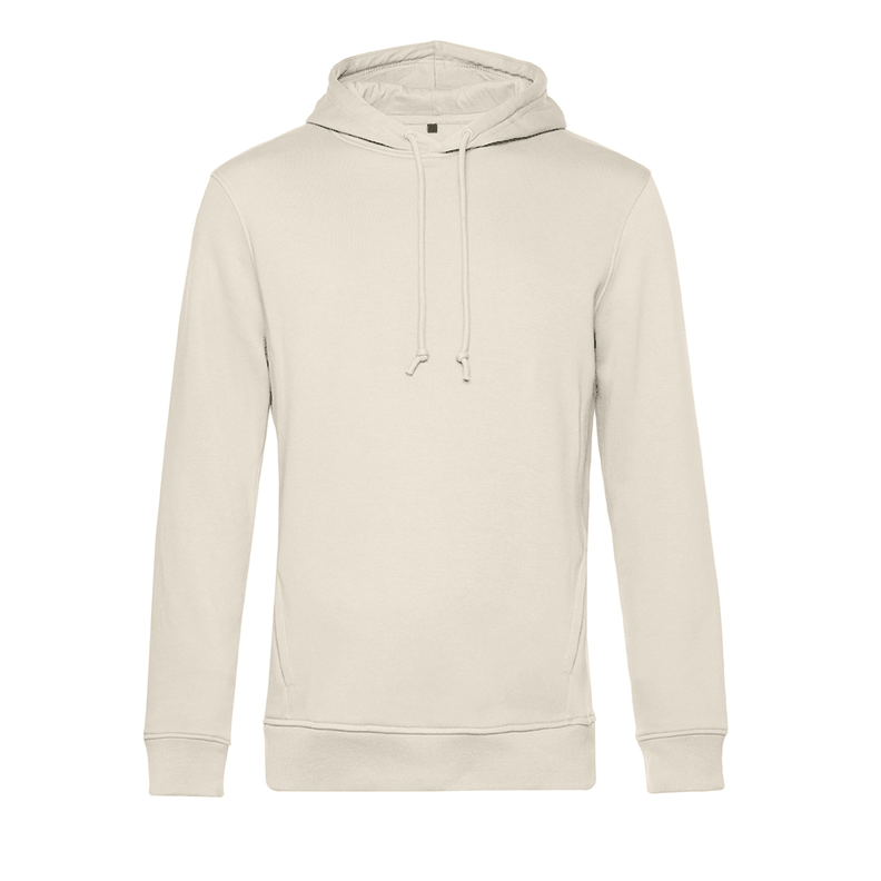 Polerón Hooded Premium 100% Algodón Orgánico Beige B&C-0
