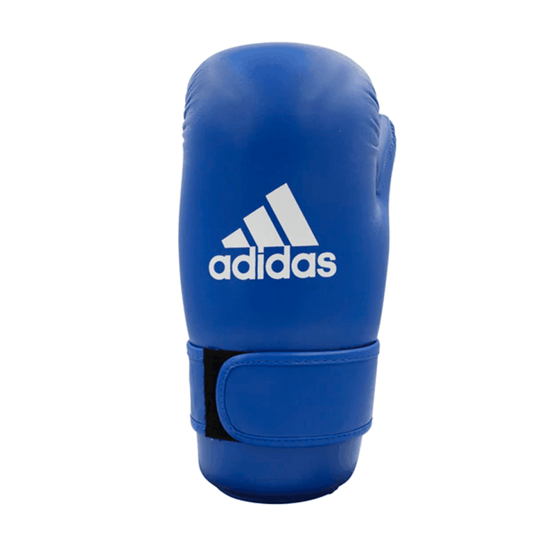 Guantes Semi-contacto Wako Kick Boxing Azules Adidas-1