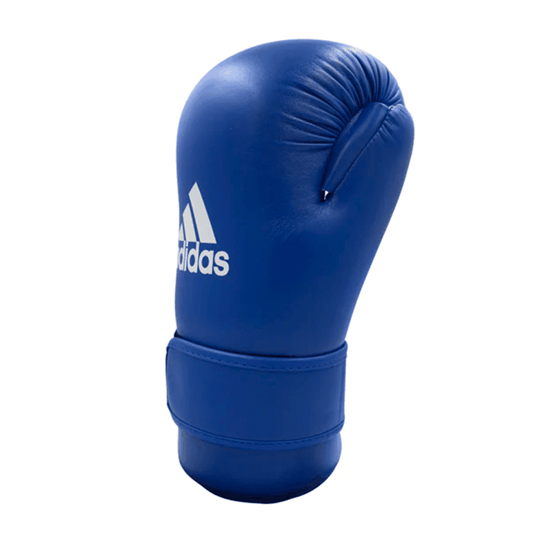 Guantes Semi-contacto Wako Kick Boxing Azules Adidas-2