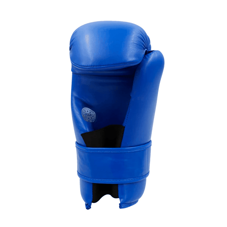 Guantes Semi-contacto Wako Kick Boxing Azules Adidas-3