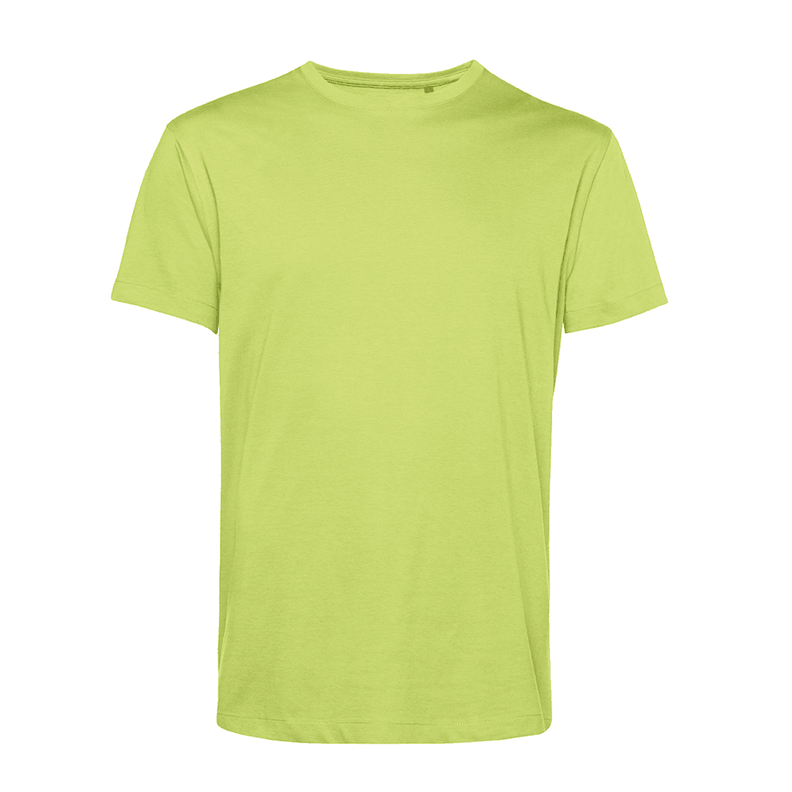 Polera Orgánica 100% Algodón Vegano #E150 Hombre Verde Lima B&C-0