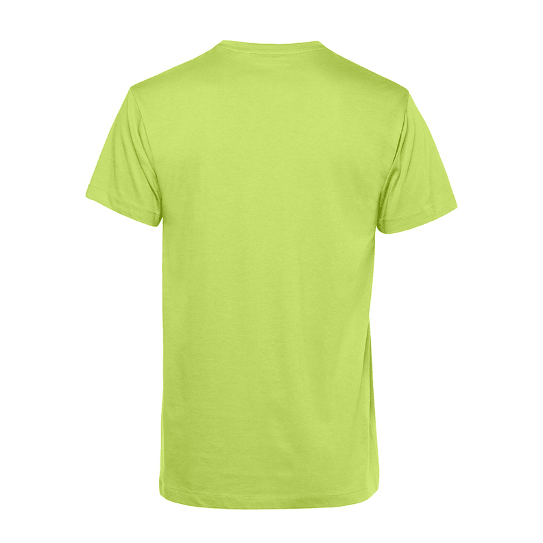 Polera Orgánica 100% Algodón Vegano #E150 Hombre Verde Lima B&C-1