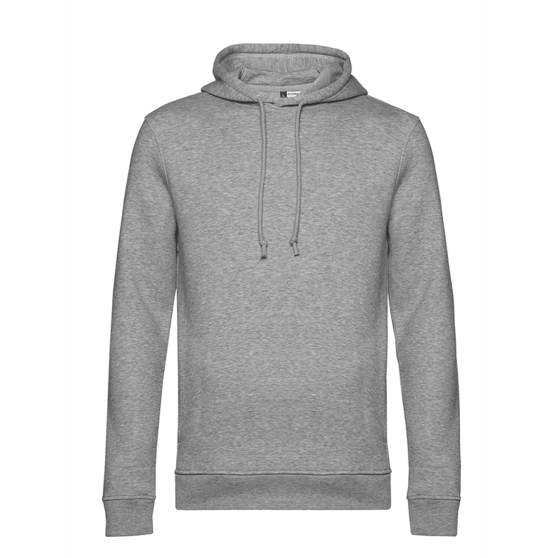 Polerón Hooded Premium 100% Algodón Orgánico Gris B&C-0