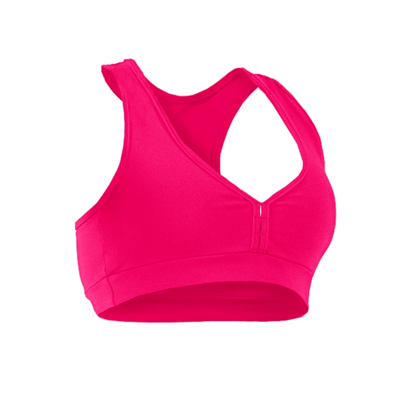 Top Sostén Deportivo Mujer Cómodo Fucsia Poker-1