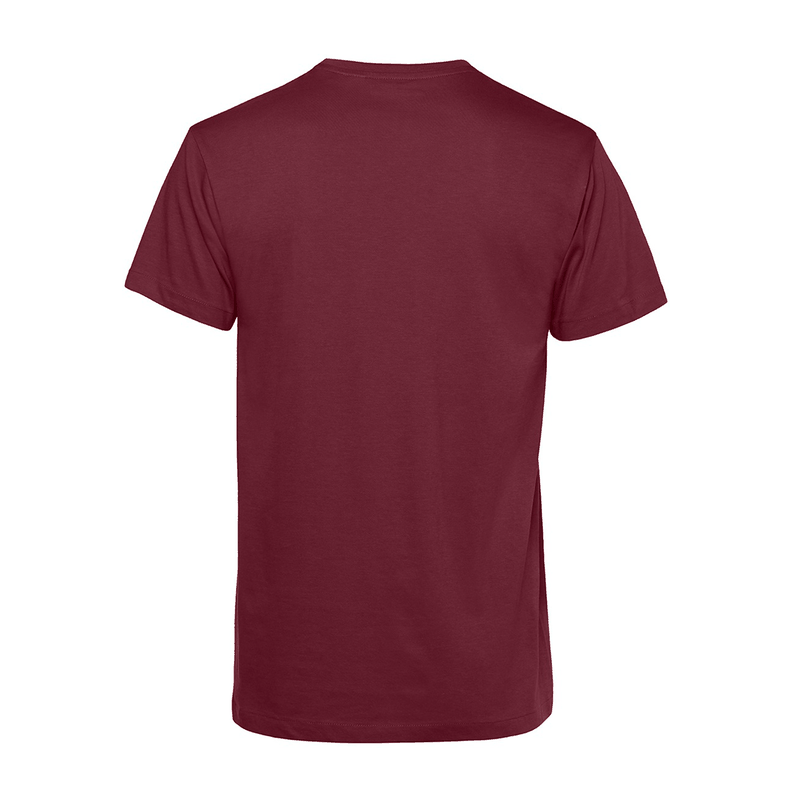 Polera Orgánica 100% Algodón Vegano E150 Burdeos Hombre B&C-1