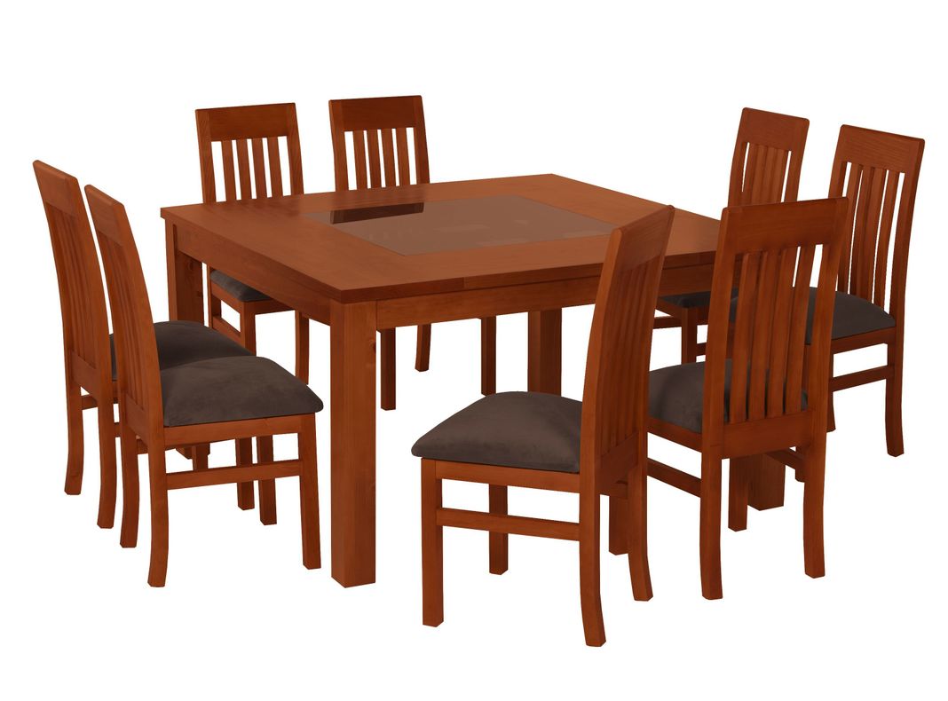 Jgo Comedor Coliseo 8s Nogal