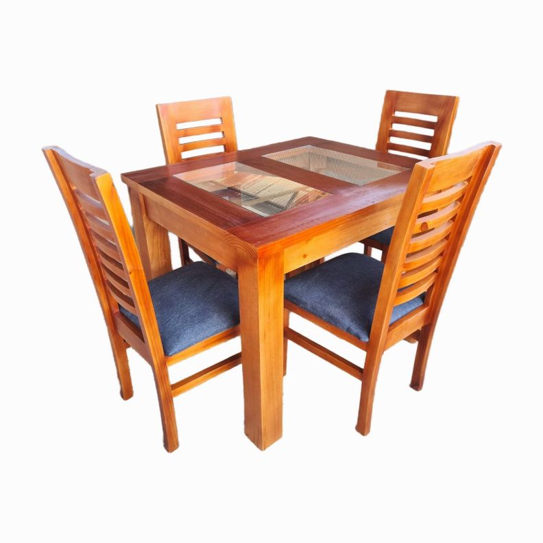 Jgo Comedor Florencia 4S Caramelo