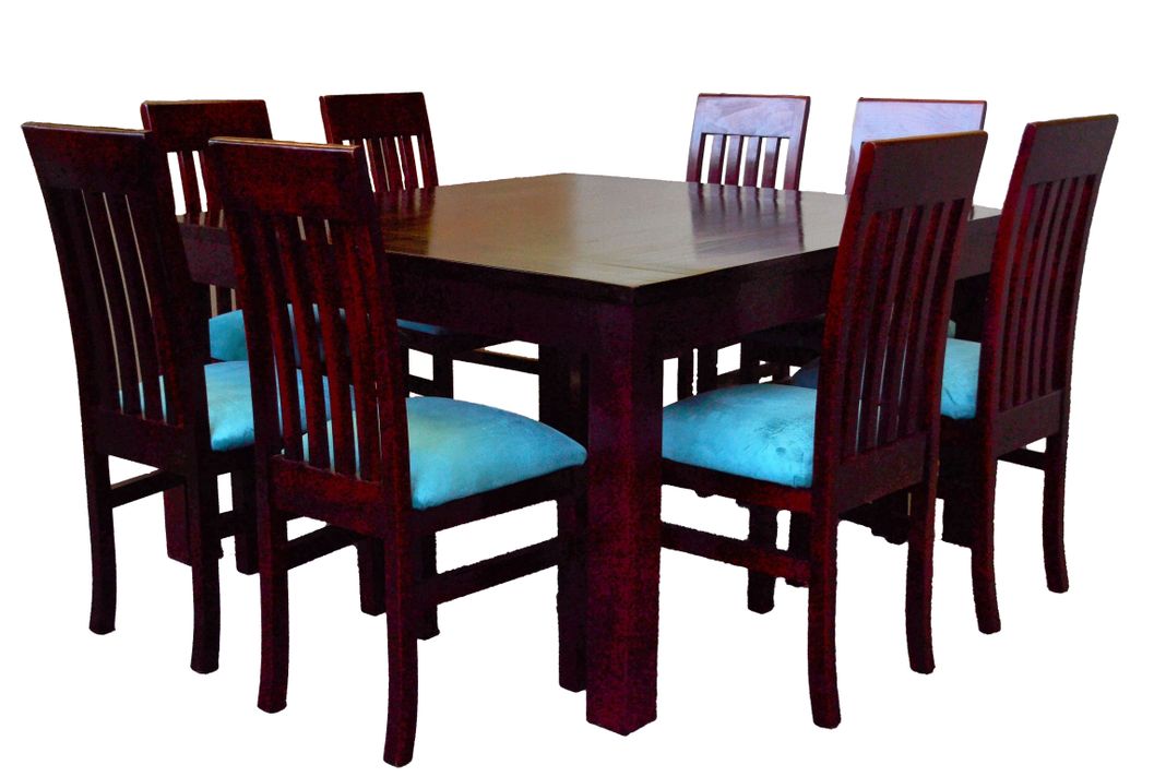 Jgo Comedor Colonial 8S caoba-0
