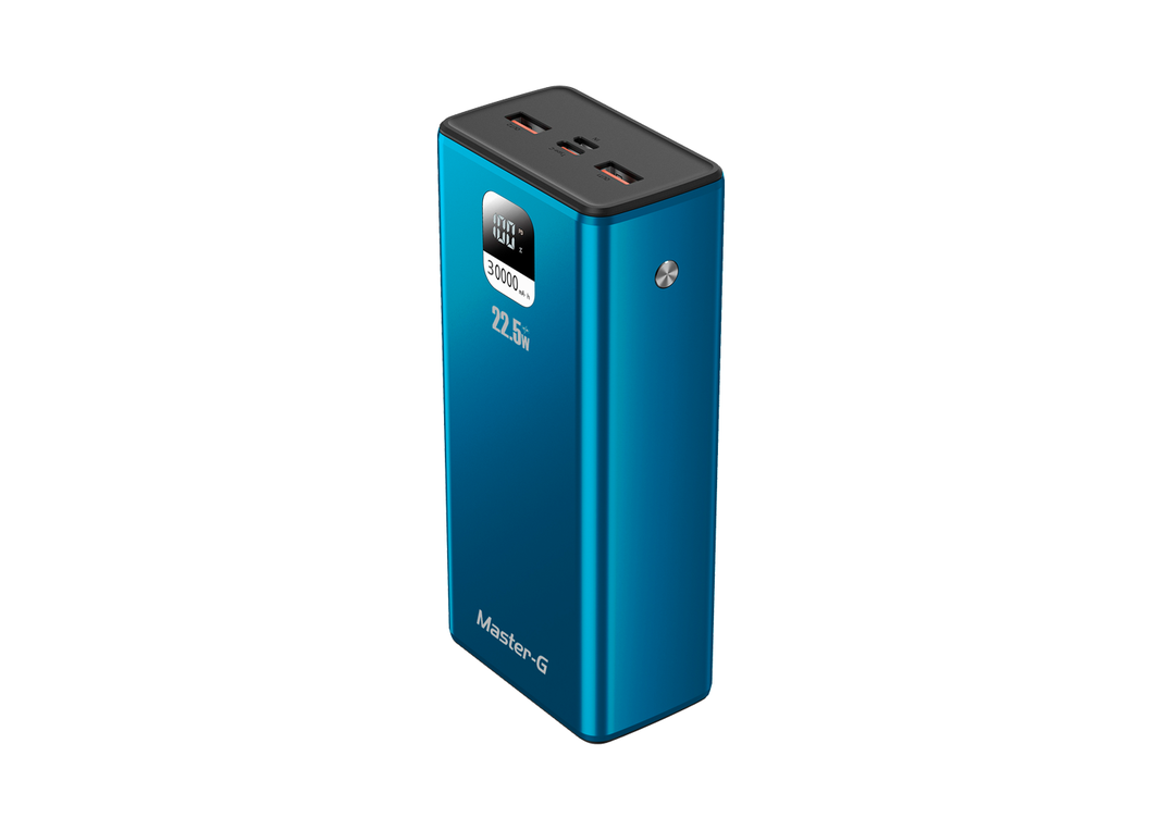Bateria Externa Power Bank 30000Mah 22.5W UCP30LPD Azul Electrico