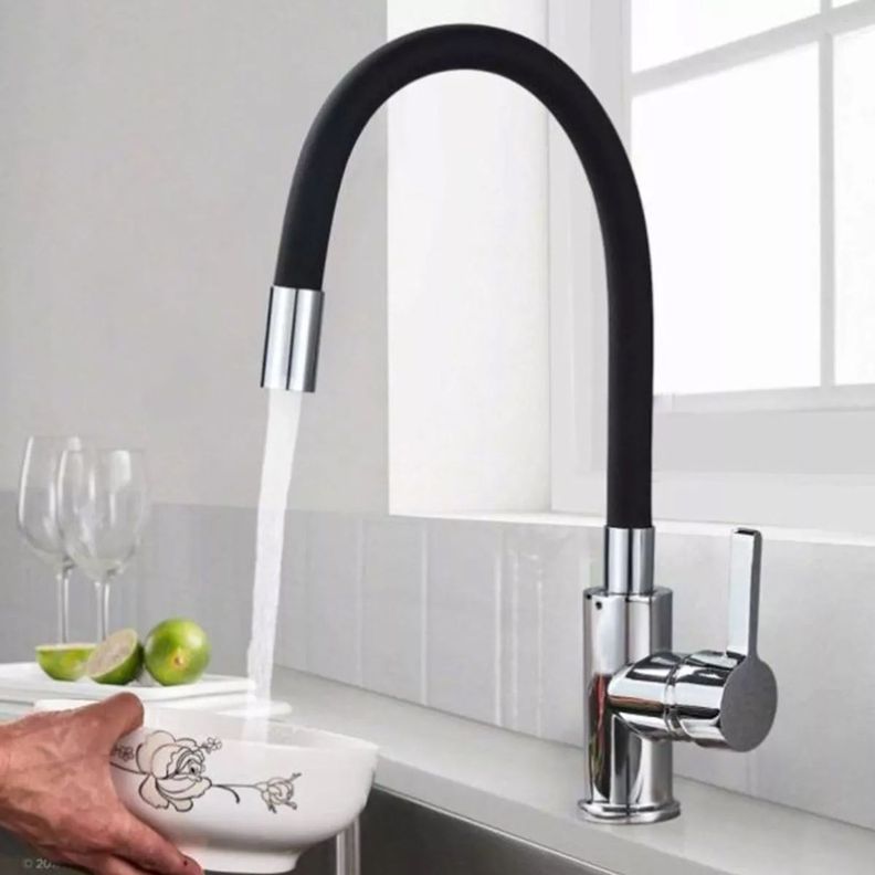 Monomando Llave Grifo Lavaplatos Fregadero Oregon Flex-2
