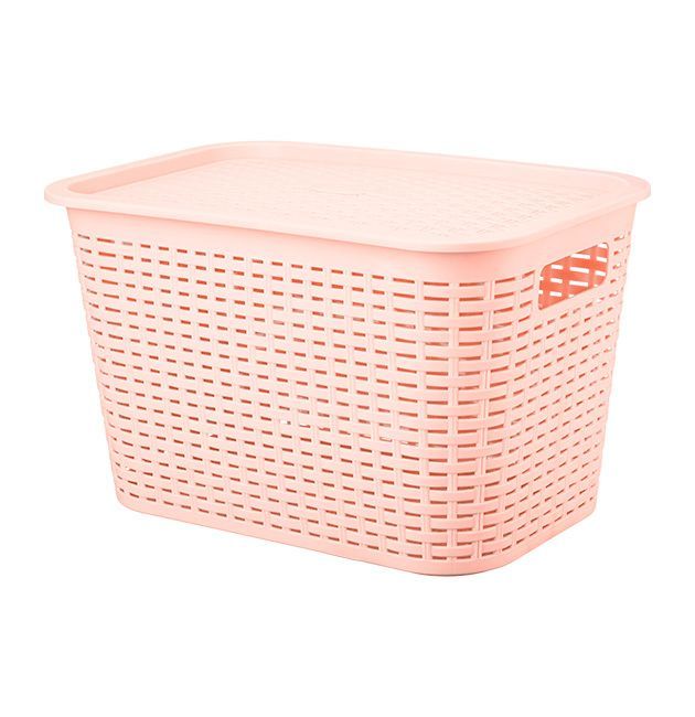 Canastilla Canasta Organizadora Multiusos Rattan 22 Litros-0