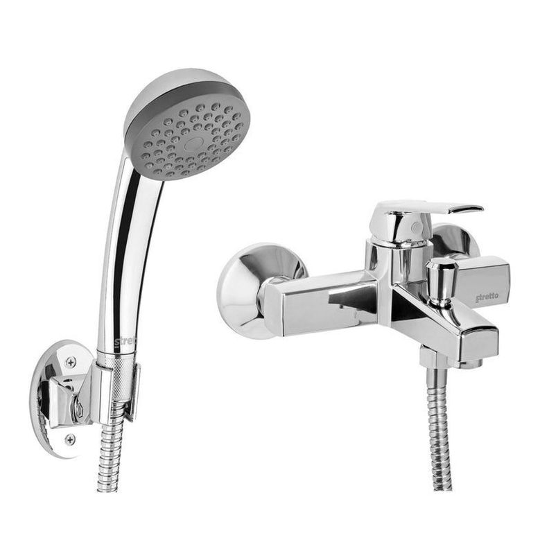 Monomando Llave Grifo Tina Ducha Modelo Modena-0