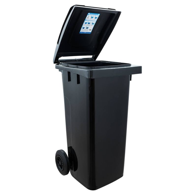Basurero Papelero Contenedor Industrial 120 Litros Con Tapa-4