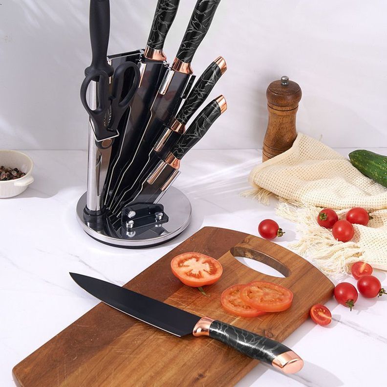 Set De Cuchillos Premium 8 Piezas Con Soporte Giratorio-4