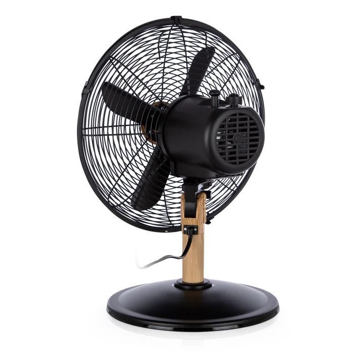 Ventilador De Mesa 12 Pulgadas Kendal Kzf-1214d Metal Madera-2
