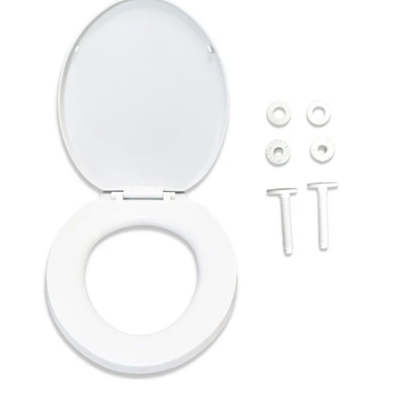 Asiento Y Tapa De Wc Blanca Colomba Taumm-2