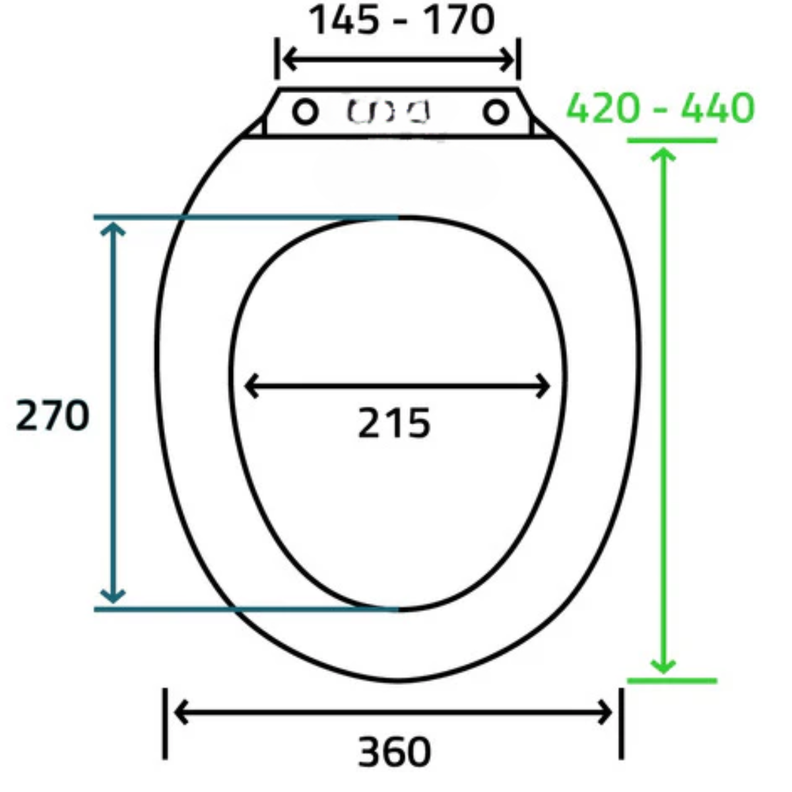 Asiento Y Tapa De Wc Blanca Colomba Taumm-3