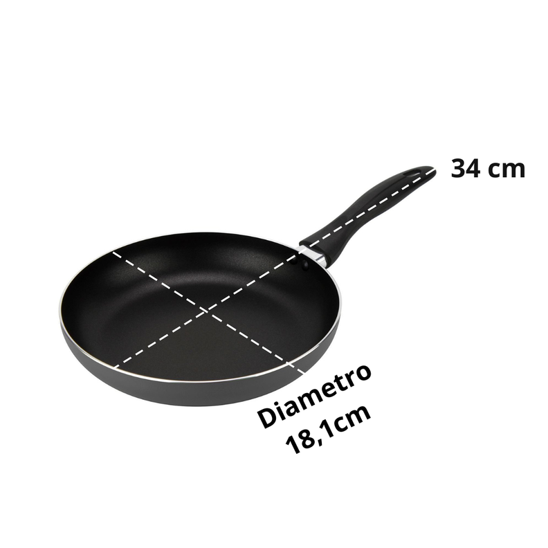 Bateria Ollas Cocina 6 Piezas Aluminio Gourmet Fantuzzi-7