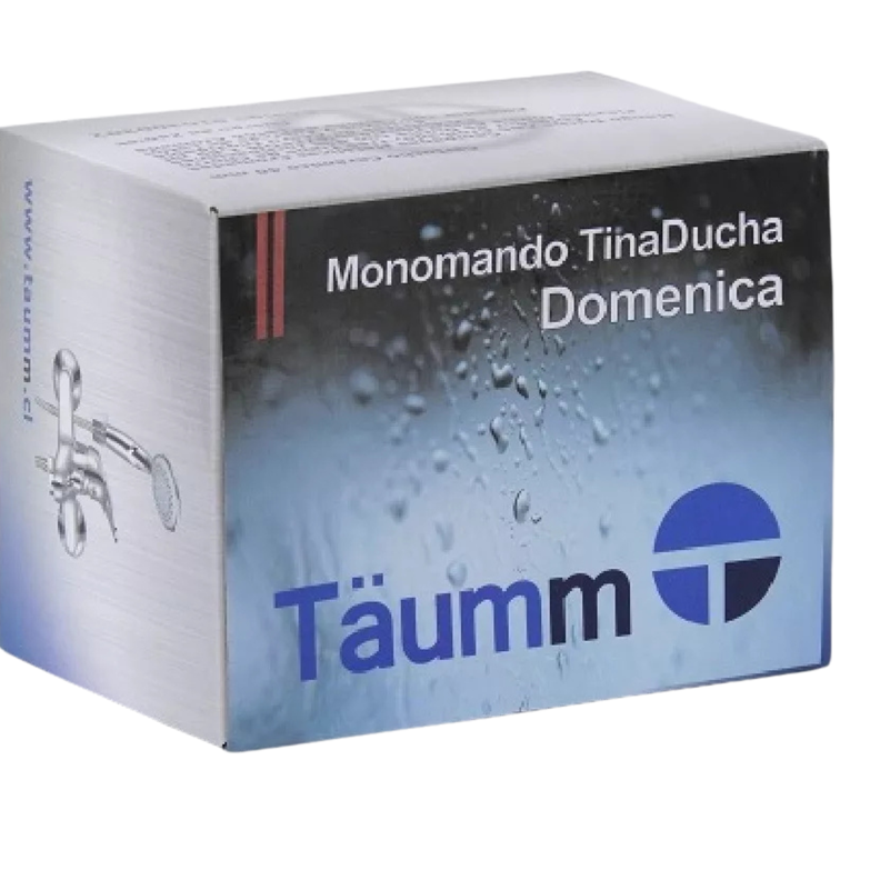 Monomando Tina Ducha Domenica Acero Inoxidable Taumm-3