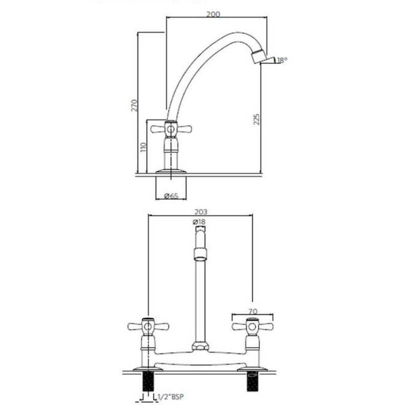 Combinación  Lavaplatos Griferia Llave Doble-2