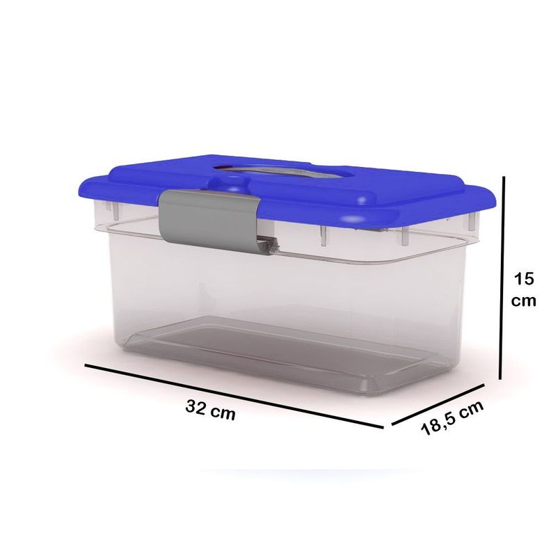 Caja Organizadora Transparente Multiusos 6 Lts Kitty Kendy-1