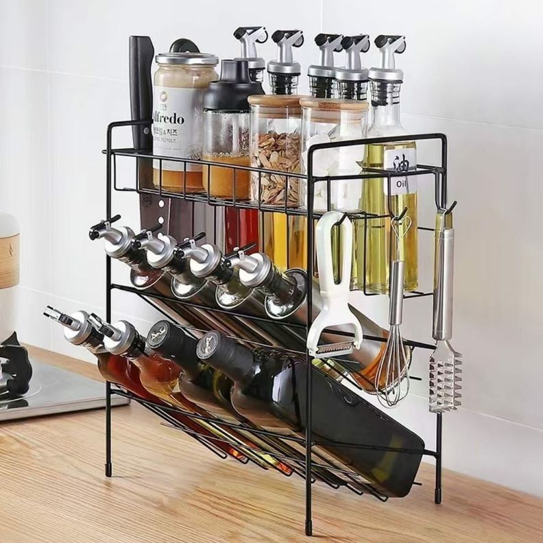 Organizador Rack Especiero Multifuncional 3 Niveles-0