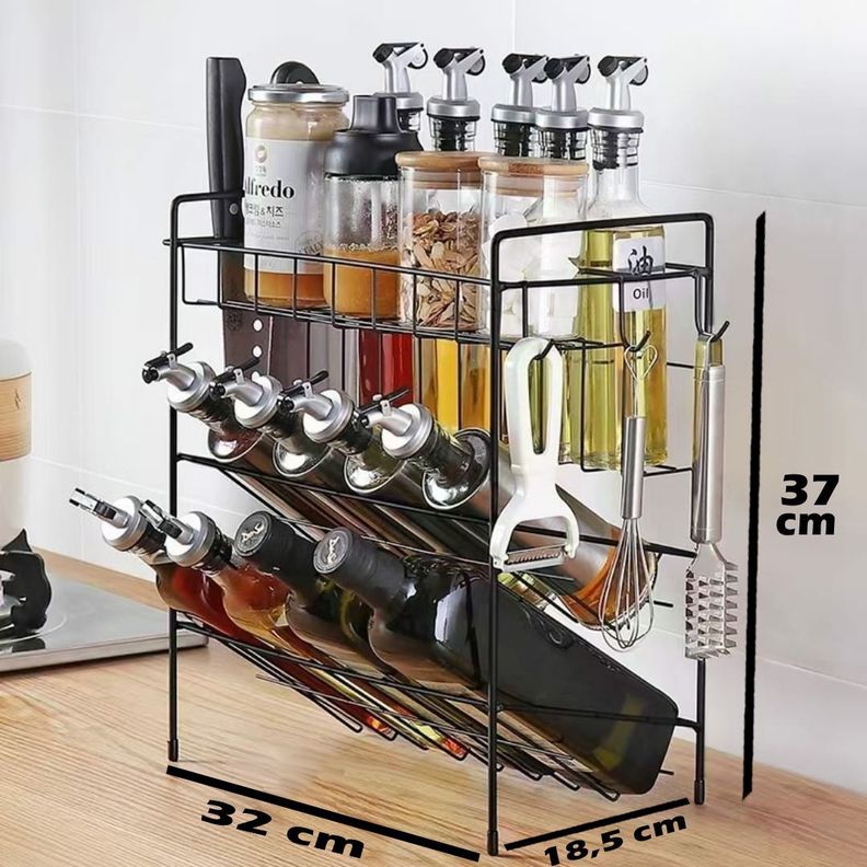 Organizador Rack Especiero Multifuncional 3 Niveles-2