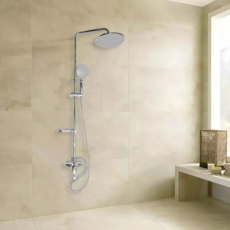 Columna Ducha Circular Con Monomando Ducha Taumm-2