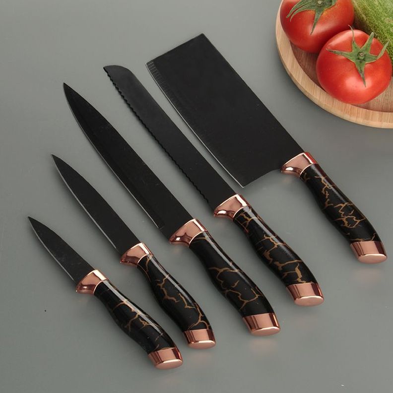 Set De Cuchillos Premium 9 Piezas Con Soporte Giratorio-2
