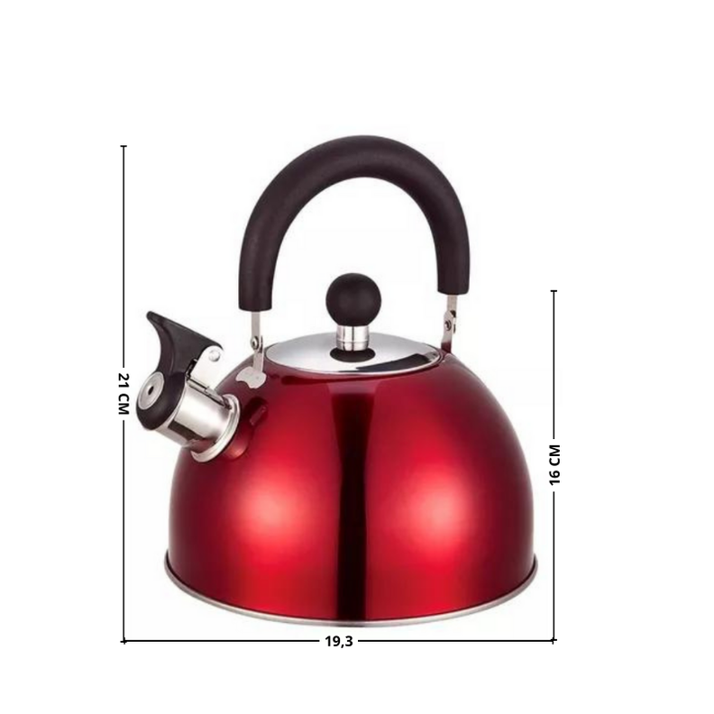  Tetera 2.5 Litros Acero Inoxidable Con Silbato-2