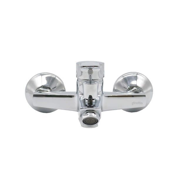 Monomando Llave Grifo Para Tina Ducha Modelo Arezzo Cromo-2