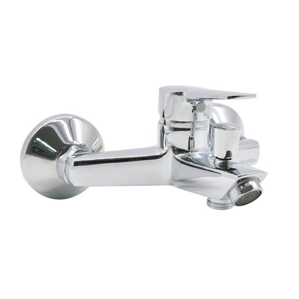 Monomando Llave Grifo Para Tina Ducha Modelo Arezzo Cromo-1