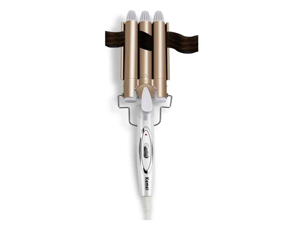 Ondulador Rizador De Pelo Profesional Triple-2