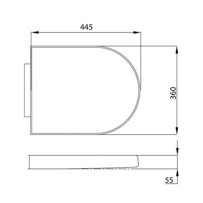 Tapa Asiento Urea Soft Close Wc Inodoro-3