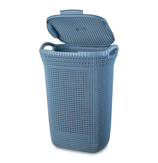 Cesto Canasto Para Ropa Khipu 60 Lts Con Tapa-1