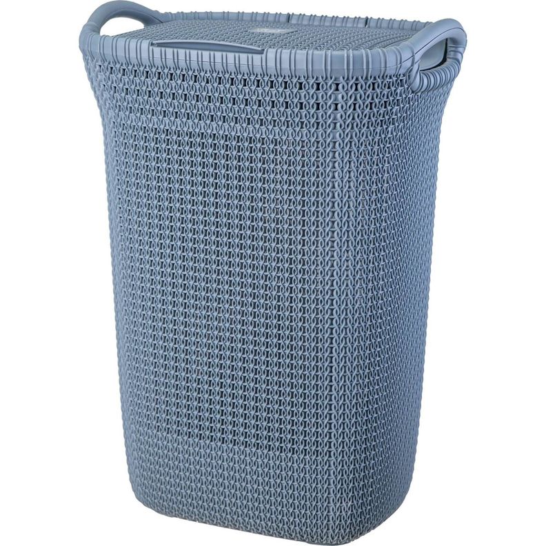 Cesto Canasto Para Ropa Khipu 60 Lts Con Tapa-0