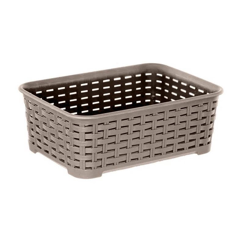 Canastilla Canasta Organizadora Multiusos Rattan 1.4 Litros-0